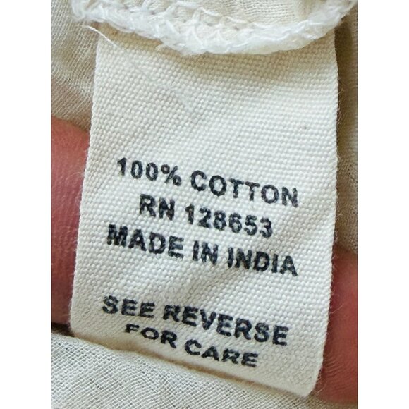 Vtg 90s Artelier Nicole Miller Beige Crochet Scalloped Skirt | Coastal Boho Y2K - Picture 15 of 16